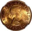 United Kingdom 1/2 Penny GREAT BRITAIN Elizabeth II 1967  NGC MS65 RD FULL RED KM# 896 (003)