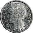 1 Franc FRANCE Aluminum 1948 B  23mm SCARCE DATE KM# 885a.2 (13 591) Uncertified
