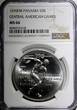 5 Balboas Panama Silver 1970 FM  NGC MS66 Central American Games KM#28 (018)