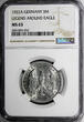 3 Mark Germany,Weimar Republic 1922 A  NGC MS63 LEGEND AROUND EAGLE KM# 29 (052)
