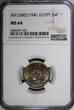 5 Milliemes Egypt Farouk I (1936-1952) AH1360//1941  NGC MS64 KM# 363 (21)