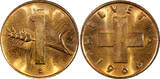 1 Rappen Switzerland Bronze 1966  UNC KM# 46 RANDOM PICK (1 Coin) (166) unz