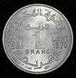 France 1 Franc Morocco Mohammed V AH 1370 (1951)  Paris Mint UNC Y# 46 (27 382) unz