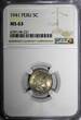 5 Centavos Peru 1941  NGC MS63 LAST YEAR TOP GRADED BY NGC KM# 213.2 (231)