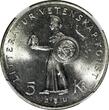 5 Kronor SWEDEN Silver 1962 U  NGC MS64 80th Birthday of Gustaf VI KM# 838 (018)
