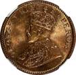 1/4 Anna India-British George V Bronze 1930 (C)  NGC MS63 RB KM# 512 (011)