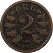 Bronze NORWAY Oscar II  1876 1 Ore Lion 1ST DATE FOR TYPE KM# 352 (20 839) Uncertified