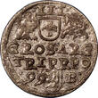 3 Groszy Poland Sigismund III Vasa. Silver 1599 Trojak  VF Toned SCARCE (8331) Uncertified