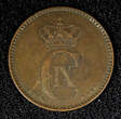 Bronze Denmark Christian IX  1906 VBP 2 Ore Last Year Type KM# 793.2 (453) Uncertified