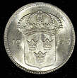 10 Öre SWEDEN Gustaf V Silver 1933 G  SCARCE DATE ch.UNC KM# 780 (26 645) unz