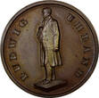 Bronze GERMANY  1887 Medal LUDWIG UHLAND (1787-1862) 100 Anniversary UNC (10 169)