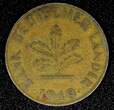 10 Pfennig Germany - Federal Republic 1949 D  Munich Mint KM# 103 (24 255) Uncertified