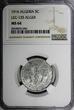 5 Centimes Algeria Aluminium 1916  NGC MS64 ALGER Lec-135 KM# TnA1 (006)