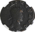 Denarius 253 -268 AD ROMAN.Gallienus AD 253-268 BI Double- / Rev. Capricorn ZODIAC NGC (024)