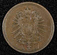 1 Pfennig Germany - Empire Wilhelm II Copper 1889 A  Berlin Mint KM# 1 (26 789) Uncertified