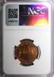 1/4 Anna India-British George V Bronze 1936 (C)  NGC MS65 RB LAST DATE KM#512 (2)