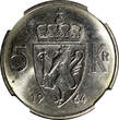 5 Kroner Norway Olav V Copper-Nickel 1964  NGC MS63 29,5 mm KM# 412 (194)