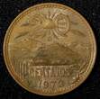20 Centavos Mexico ESTADOS UNIDOS MEXICANOS Bronze 1973 Mo  KM# 441 (27 524) Uncertified