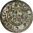 Solidus Riga.Livonia Christina of Sweden (1632-1654) Silver 1647  0,49g.KM# 21(9) Uncertified