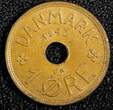1 Øre Denmark Christian X Bronze 1940 GJ;N  GEM BU KM# 826.2 (23 810) Uncertified