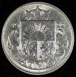 20 Santimu LATVIA 1922  Struck at Huguenin 1 Year Type KM# 5 (26 915) Uncertified