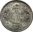 1/4 Rupee India-British George VI Silver 1940 (B)  UNC KM# 545 (22 321) unz