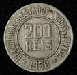 200 Reis BRAZIL Copper-Nickel 1930  Liberty 25mm KM# 519 (27 800) Uncertified