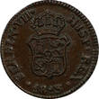 SPAIN CATALONIA French occupation Ferdinand VII 1813 Ochavo RARE TYPE KM# 118(4) Uncertified