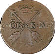 SWEDEN Adolf Frederick Copper 1759 2 Ore,S.M Low Mintage:352,000 SCARCE KM461(8) Uncertified