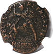 Centenionalis 351-354 AD ROMAN Gallus Half  AD 351-354 /BATTLE Soldier Horse man NGC.(117)