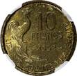 10 Francs FRANCE 1952  NGC MS63 Only One Graded Highest by NGC KM# 915.1 (20)