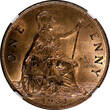 United Kingdom 1 Penny GREAT BRITAIN George V Bronze 1931  NGC MS63 RB NICE RED KM# 838 (24)