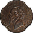 2 Centesimi Italy Vittorio Emanuele II Copper 1867-M  NGC MS61 BN KM# 2.1 (040)