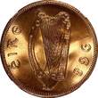1968 Penny 1968 Ireland Republic Bronze  NGC MS66 RD NICE RED Hen with chicks KM11 (3)