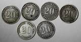 20 Pfennig Germany - Empire Wilhelm I Silver 1876  KM# 5 RANDOM PICK (1 Coin) Uncertified