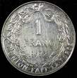 1 Franc BELGIUM Albert I Silver 1912  French text Toned KM# 72 (25 109) Uncertified