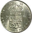 2 Kronor SWEDEN Gustaf VI Silver 1952-1966 TS  UNC/BU KM# 827 RANDOM PICK (1 C.) unz
