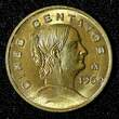 5 Centavos MEXICO Bronze 1960 Mo  Large type UNC KM# 426 (27 906) unz