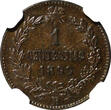 1 Centesimo Italy Umberto I Copper 1899 R  NGC MS64 BN KM# 29 (018)