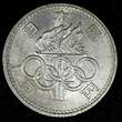 100 Yen JAPAN Shōwa Silver S39 1964  Summer Olympics aUNC/UNC Y# 79 (27 083)
