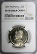 United States 1/2 Balboa PANAMA PROOF 1974  Mintage-18,000 NGC PF67 ULTRA CAMEO KM# 12b (41) PP
