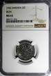 SWEDEN GUSTAF V Iron 1942 2 ORE NGC MS62 WWII Issues KM# 811 (026)