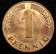 1 Pfennig Germany - Federal Republic 1949 J  Hamburg Mint BU KM# A101 (24 103) Uncertified