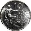 Czech Republic 10 Korun Czechoslovakia Silver 1931  30 mm NGC UNC DETAILS KM# 15 (021) NGC unz DETAILS KM