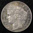 50 Centimes FRANCE Silver 1881 A  Paris Mint Nice Toned aUNC KM# 834.1 (25 516)