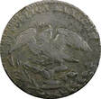 1/4 Real Mexico Federal Issue Copper 1836 Un Quarto KM# 358 (22 155) Uncertified
