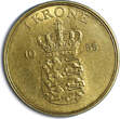 1 Krone Denmark Frederik IX 1955  XF Condition 25.5mm KM# 837.1 (4622) Uncertified