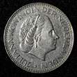 Netherlands Antilles 1 Gulden Netherlands Juliana Nickel 1968  25 mm Royal Dutch KM# 184a (27 939) Uncertified