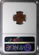 1/6 Skilling SWEDEN Oscar I Copper 1851  Banco NGC MS64 RB TOP GRADED KM# 656 (3)