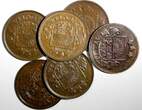 5 Santimi LATVIA Bronze 1922  1 YEAR TYPE RANDOM PICK (1 COIN) KM# 3 (14 195) Uncertified